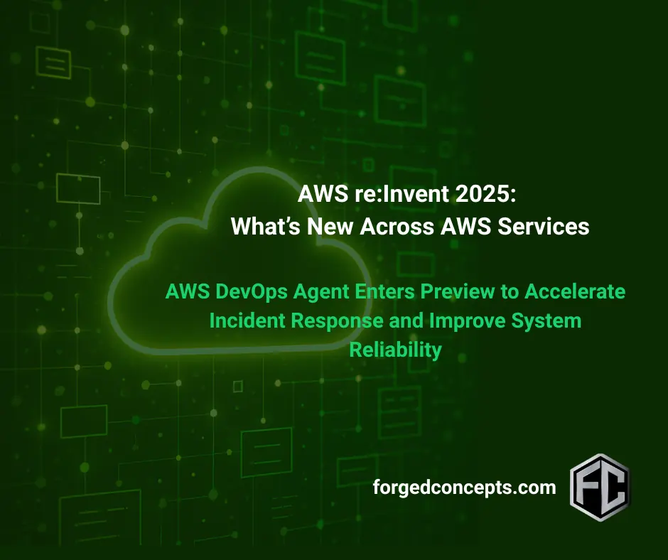 Forged Concepts AWS re:Invent 2025 DevOps Agent