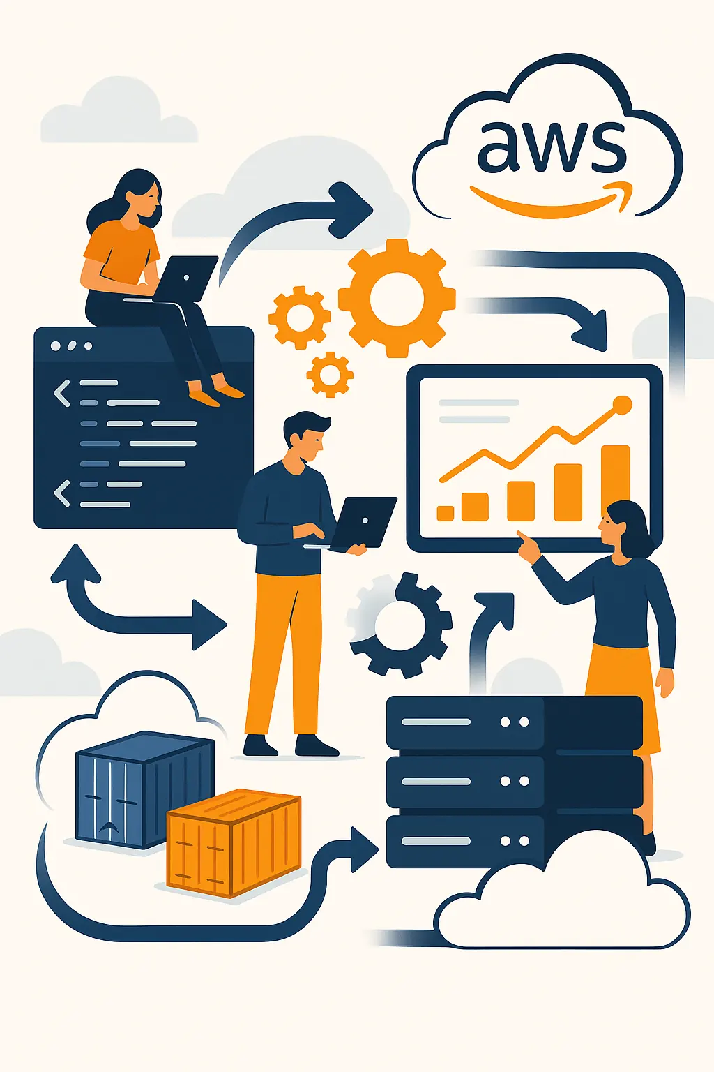 DevOps team using AWS CodePipeline