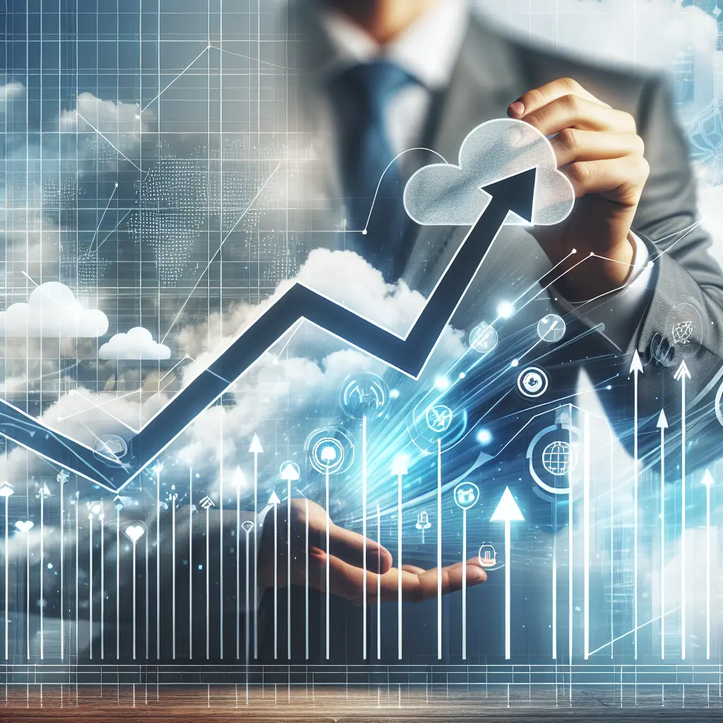 AWS growth benefits illustration showing cloud infrastructure scaling