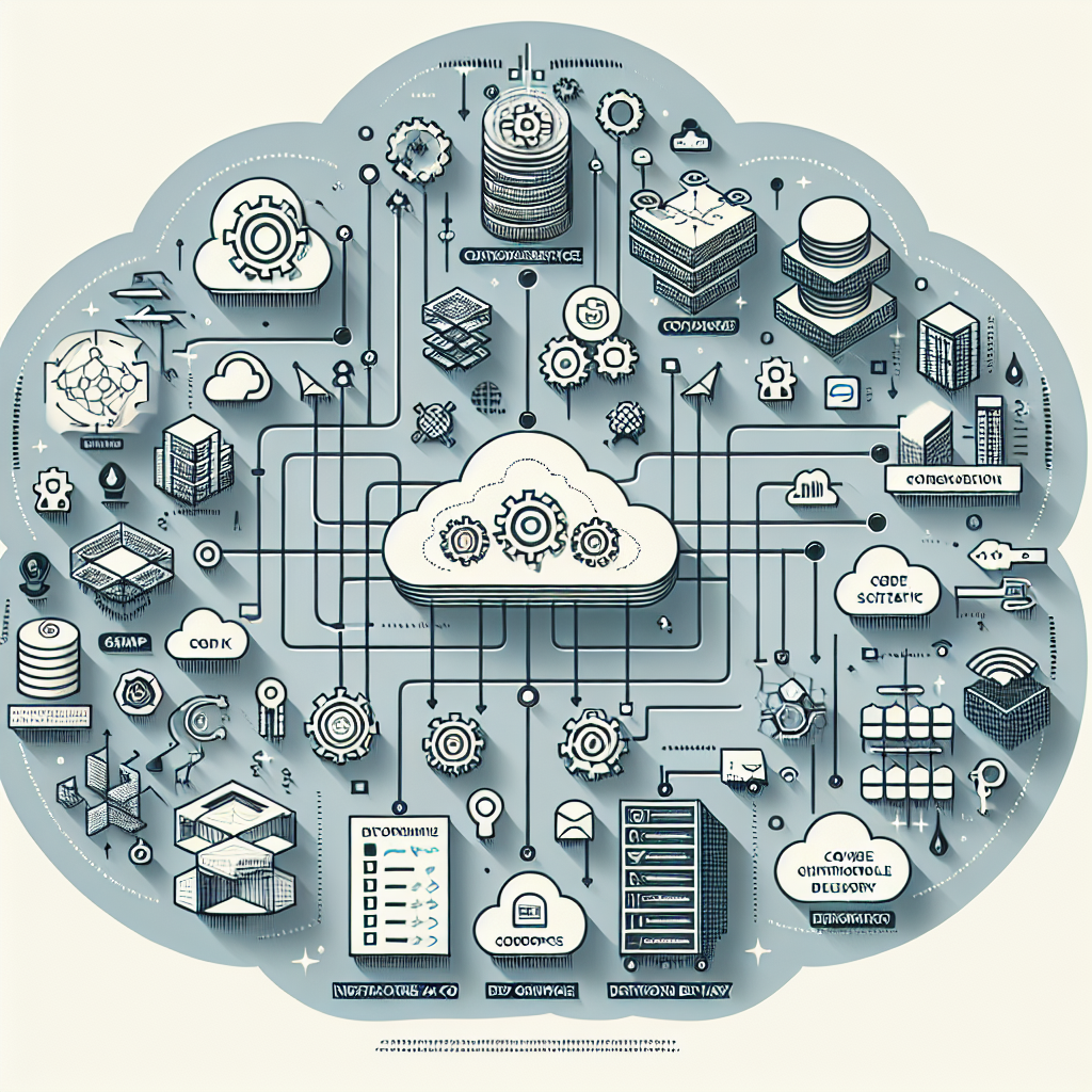 Cloud-Native Application Architecture illustration